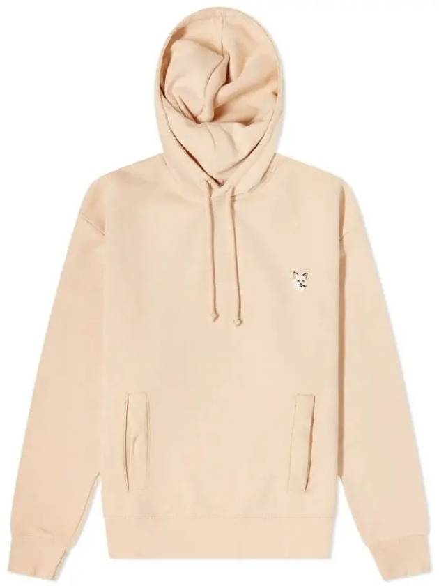 Tonal Fox Head Patch Hoodie Peach - MAISON KITSUNE - BALAAN 2