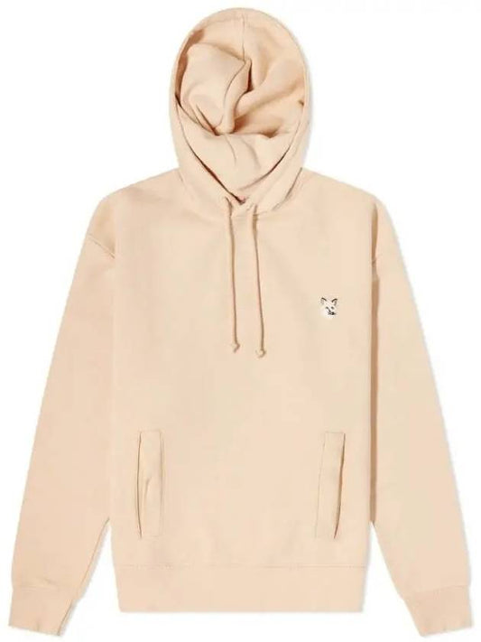 Tonal Fox Head Patch Hoodie Peach - MAISON KITSUNE - BALAAN 2