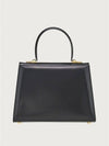 Iconic Large Tote Bag Black - SALVATORE FERRAGAMO - BALAAN 3