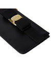 New Vara Bow Zipper Card Wallet Black - SALVATORE FERRAGAMO - BALAAN 10