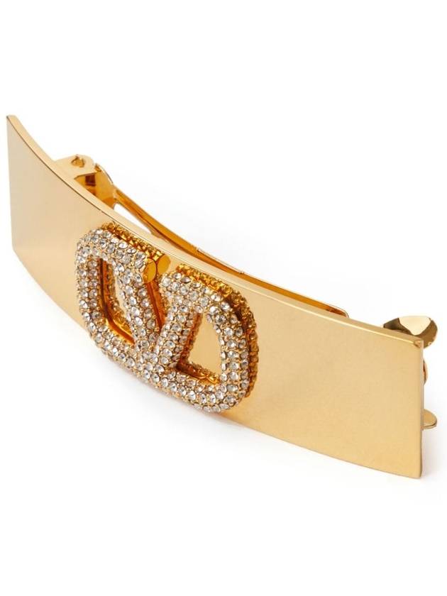 logo hair clip gold - VALENTINO - BALAAN 6