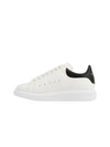 Oversized Leather Tab Low Top Sneakers White - ALEXANDER MCQUEEN - BALAAN 3