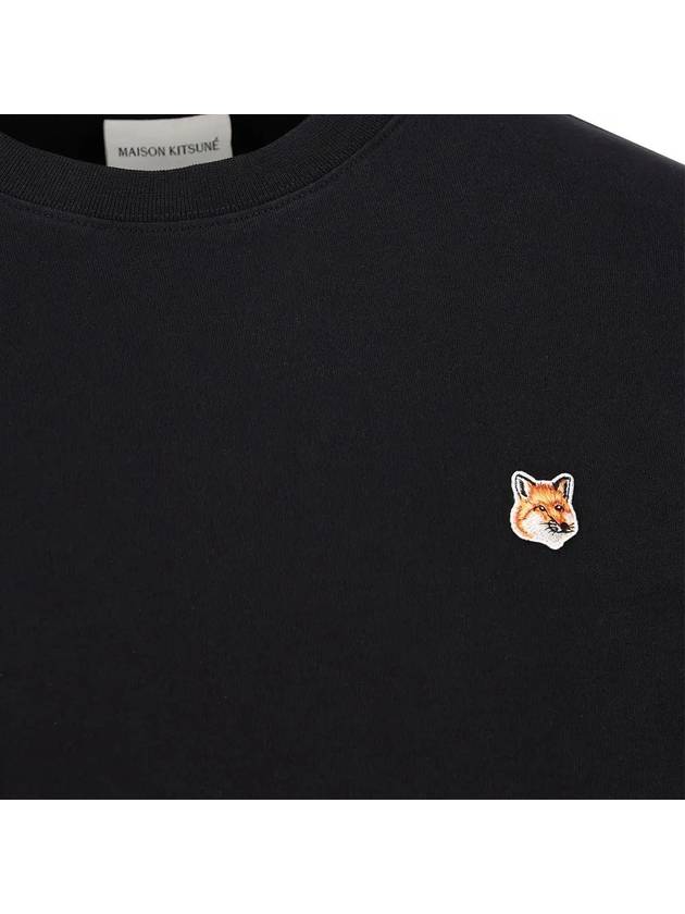 Fox Head Patch Regular Sweatshirt Black - MAISON KITSUNE - BALAAN 4