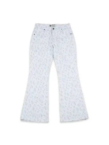 bootcut pants leopard white - HERETIC - BALAAN 1