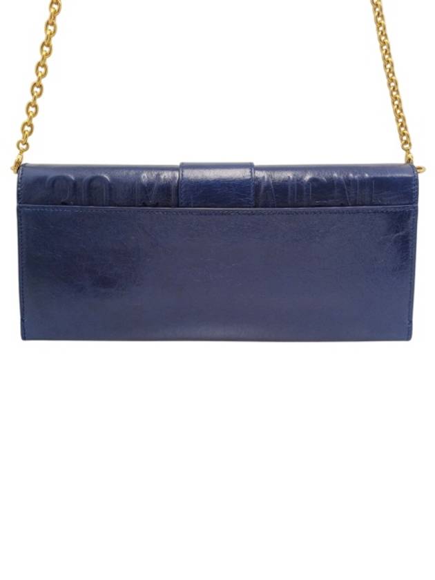 M9206UMPK Montaine 30 Navy Lambskin Gold Chain Clutch Cross Bag - DIOR - BALAAN 2