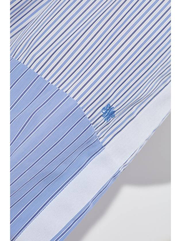 Stella McCartney Trousers With Striped Pattern, Women's, Blue - STELLA MCCARTNEY - BALAAN 5