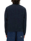 Bold Fox Head Patch Oversized Sweatshirt Navy - MAISON KITSUNE - BALAAN 4