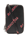 Logo Phone Holder Cross Bag Black - BALENCIAGA - BALAAN 3