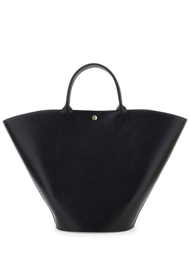 Epure XL Leather Tote Bag Black - LONGCHAMP - BALAAN 3