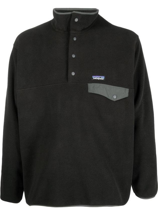 Synchilla Snap T Fleece Pullover Jacket Black - PATAGONIA - BALAAN 1