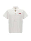 Embroidery Logo Short Sleeve Polo Shirt White - BALLY - BALAAN 2