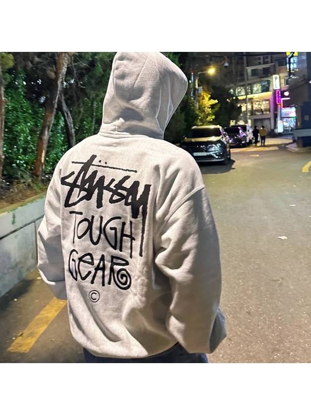 tough gear hoodie 2024 ash women - STUSSY - BALAAN 3