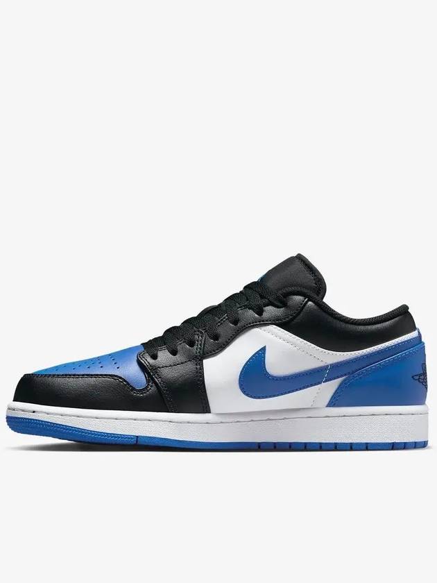 Air Jordan 1 Low Top Sneakers Royal Blue Black - NIKE - BALAAN 3