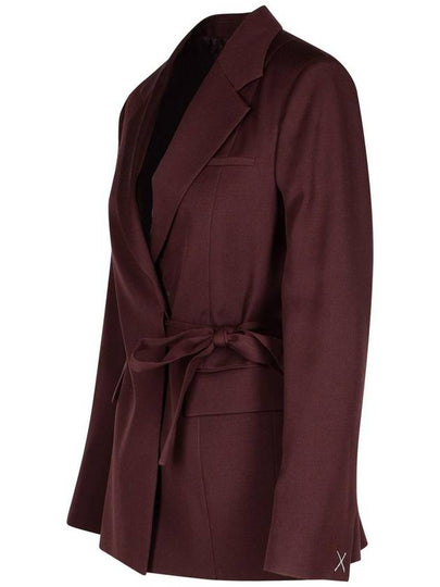 Lanvin Burgundy Wool Blazer - LANVIN - BALAAN 2