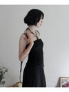 Shirring Strap Tube Dress BLACK Top Women s Long One Piece - RUBATI - BALAAN 5