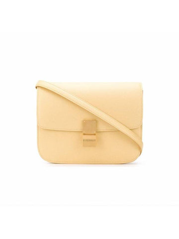 Medium Calfskin Cross Bag Yellow - CELINE - BALAAN 1