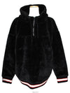 Black Fake Fur Hooded Men s Jacket 95 100 - UGG - BALAAN 1