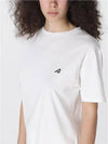 Iconic Logo Short Sleeve T-Shirt White - AUTRY - BALAAN 3