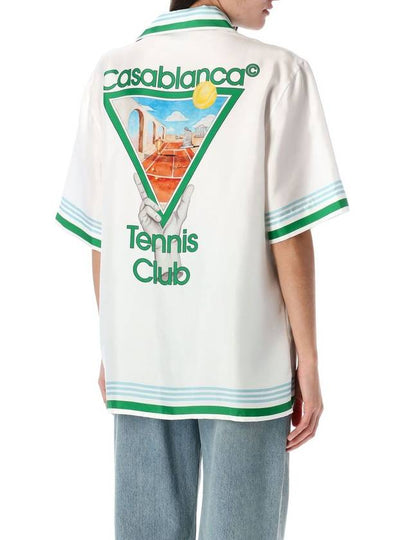 Metaphysical Tennis icon silk shirt - CASABLANCA - BALAAN 2