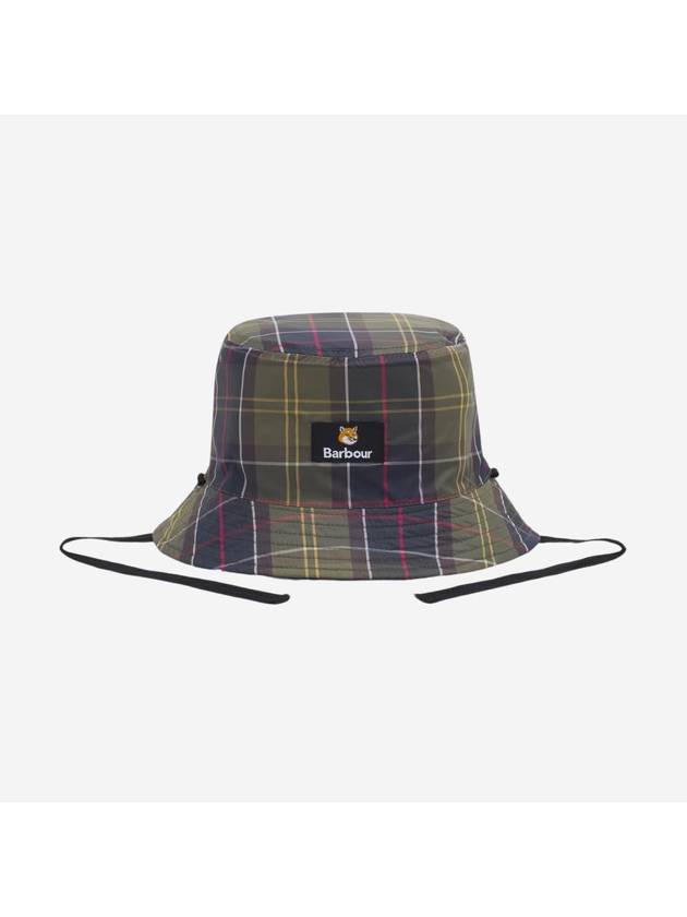 Cotton Reversible Bucket Hat Navy - BARBOUR - BALAAN 3