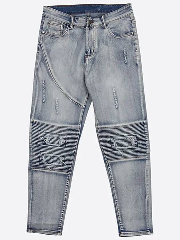 Men's Casual Soft Slim Fit Jeans AJN170 - IKALOOOK - BALAAN 1