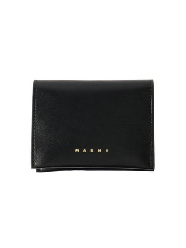 Folded Half Wallet Black - MARNI - BALAAN 1