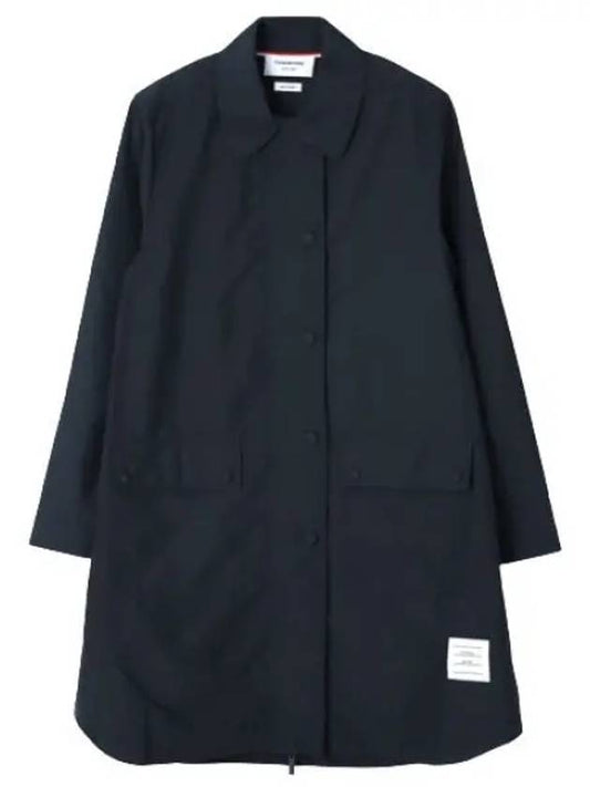 Round Collar Military Ripstop Overcoat Women s Coat - THOM BROWNE - BALAAN 1