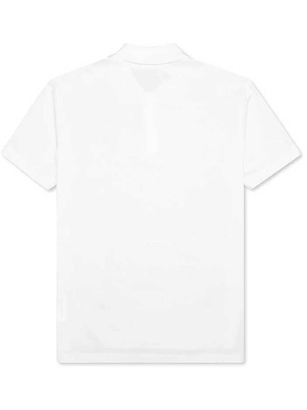 Black Heart Polo Shirt White AZ T066 - COMME DES GARCONS - BALAAN 6