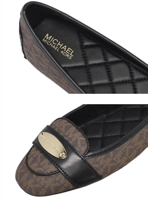 Logo Monogram Leather Loafers 40R3MKFR1B - MICHAEL KORS - BALAAN 5