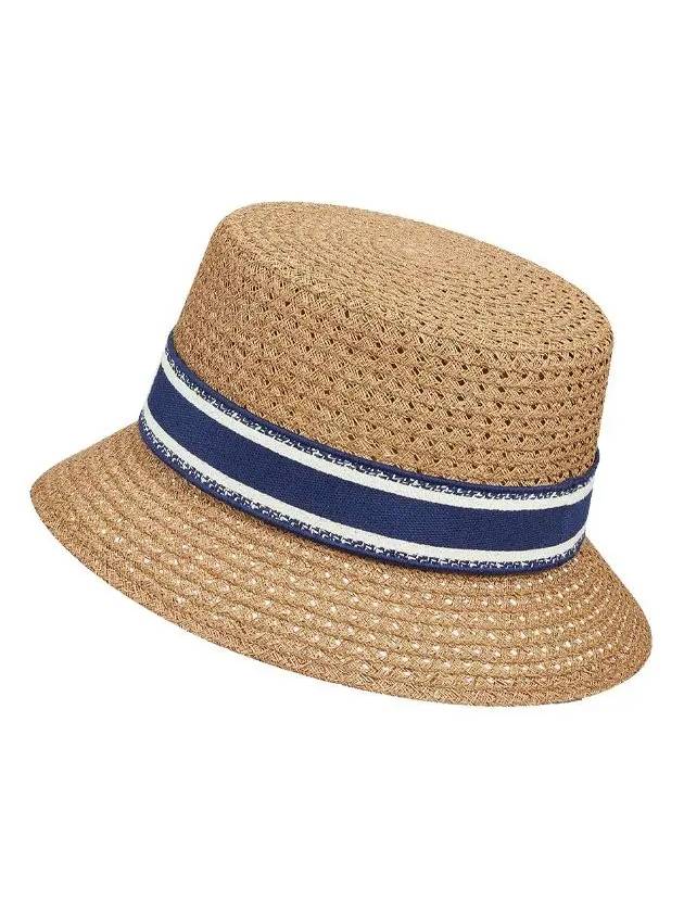 D Bobby Embroidered Band Bucket Hat Natural Straw - DIOR - BALAAN 5