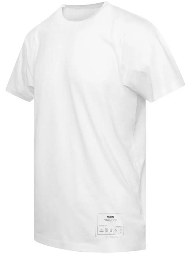 Men's Icon Print Short Sleeve T-Shirt White - MAISON MARGIELA - BALAAN 5