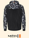 Logo Windbreaker Jacket Jumper Black Orange Label Homme Camo Weather Jacket GW30305 - MAHES - BALAAN 2