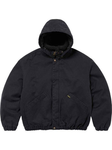 Men's Pow Shirring Lined Bomber Jacket Black - SUPREME - BALAAN 1