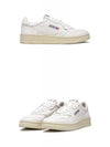 Medalist Goatskin Low Top Sneakers White - AUTRY - BALAAN 5