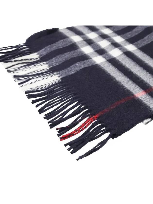 Classic Check Cashmere Scarf Grey - BURBERRY - BALAAN 4