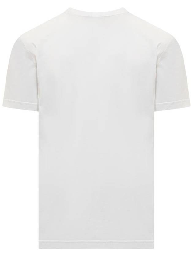 logo patch crew neck cotton short sleeve t-shirt white - DOLCE&GABBANA - BALAAN 3