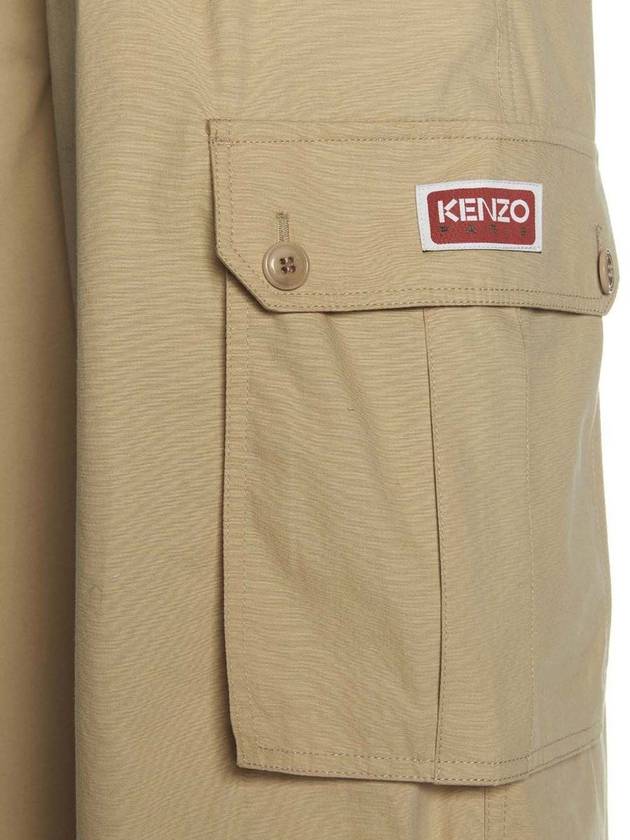 Paris Cargo Jumpsuit Beige - KENZO - BALAAN 5