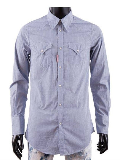 S74DL0720 002F Men's Denim Shirt - DSQUARED2 - BALAAN 2