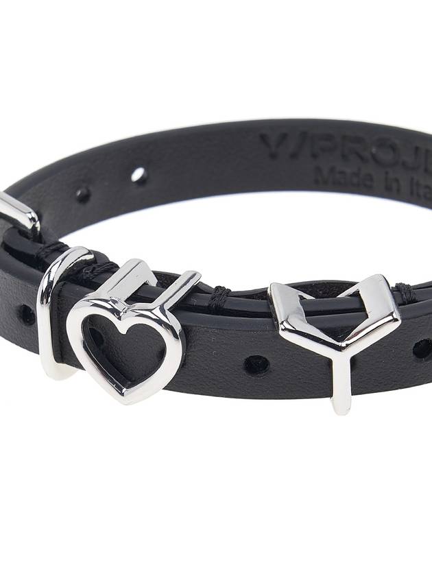 Y Project Y Love Pendant Bracelet BRACELET6S24 BLACK SILVER - Y/PROJECT - BALAAN 5