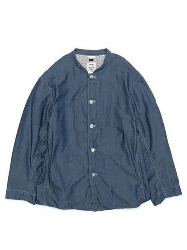 NANAMI AmiCA 24 Chambray Band Collar Jacket SUAS340 ID - NANAMICA - BALAAN 1