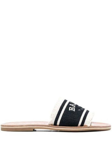 Logo Print Open Toe Mules - BALLY - BALAAN 1