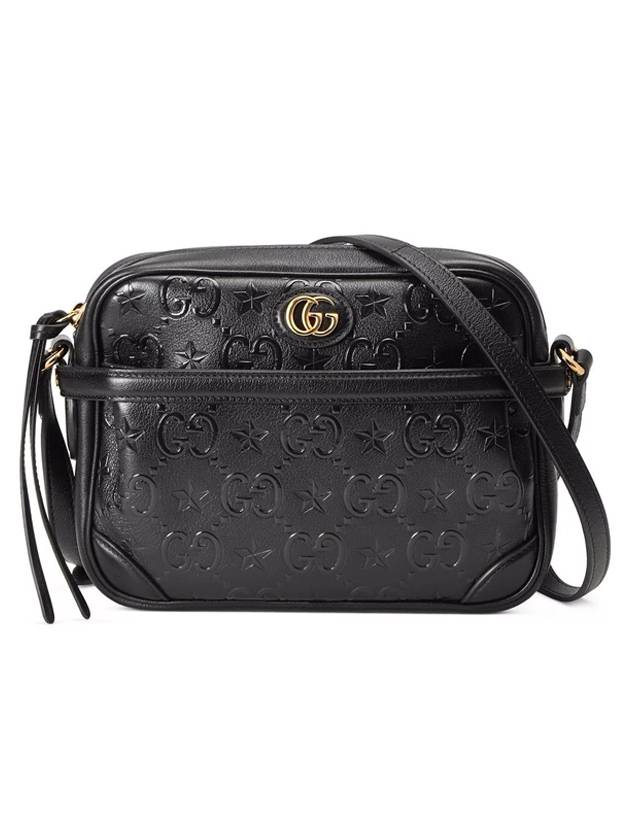 GG Star Small Shoulder Bag Black - GUCCI - 1