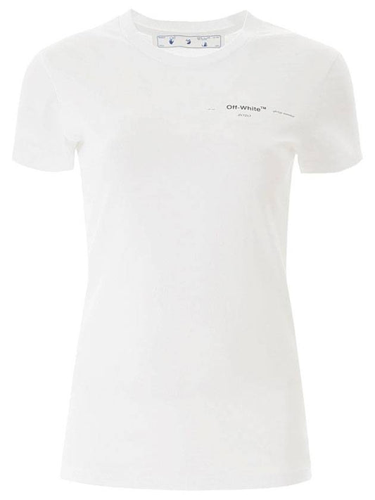 Women's Palette Short Sleeve T-Shirt White - OFF WHITE - BALAAN 1