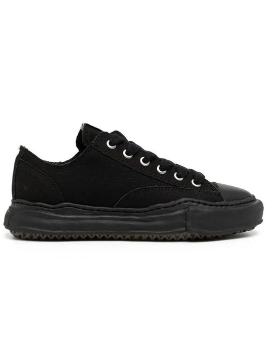 Peterson OG Sole Canvas Low Sneakers Black - MAISON MIHARA YASUHIRO - BALAAN 2