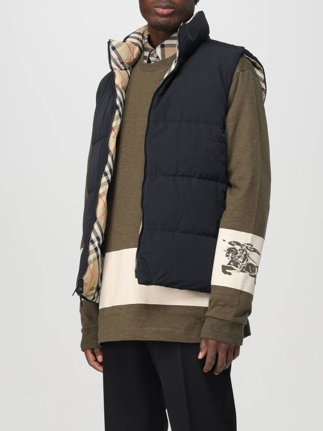 Reversible Check Padded Vest Sand - BURBERRY - BALAAN 3