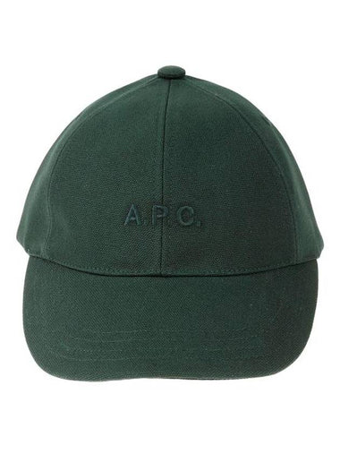 Charlie Logo Ball Cap Dark Green - A.P.C. - BALAAN 1