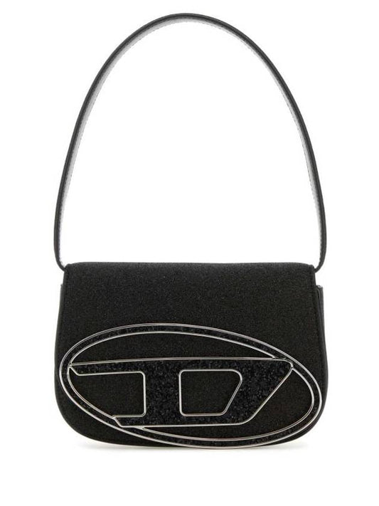 1DR Glitter Fabric Shoulder Bag Black - DIESEL - BALAAN 1