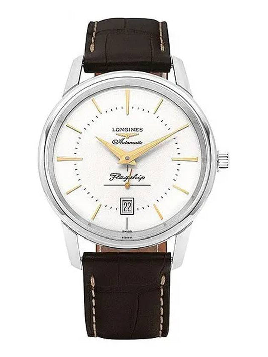 L47954782 Heritage Flagship Heritage Automatic Men's Leather Watch 385mm - LONGINES - BALAAN 2