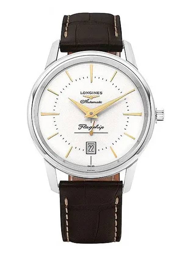 L47954782 Heritage Flagship Heritage Automatic Men's Leather Watch 385mm - LONGINES - BALAAN 3