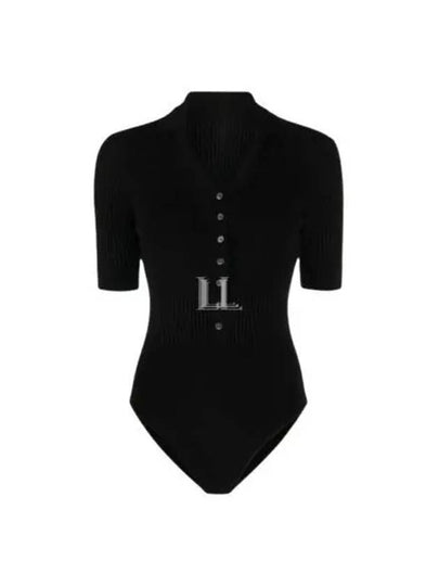 Le Body Yauco Polo Bodysuit Black - JACQUEMUS - BALAAN 2